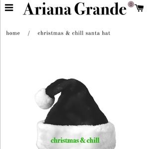 Ariana Grande Rare Santa Hat Christmas n Chill